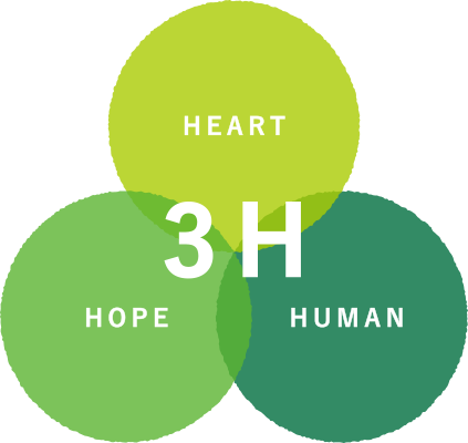 3H(HEART,HOPE,HUMAN)